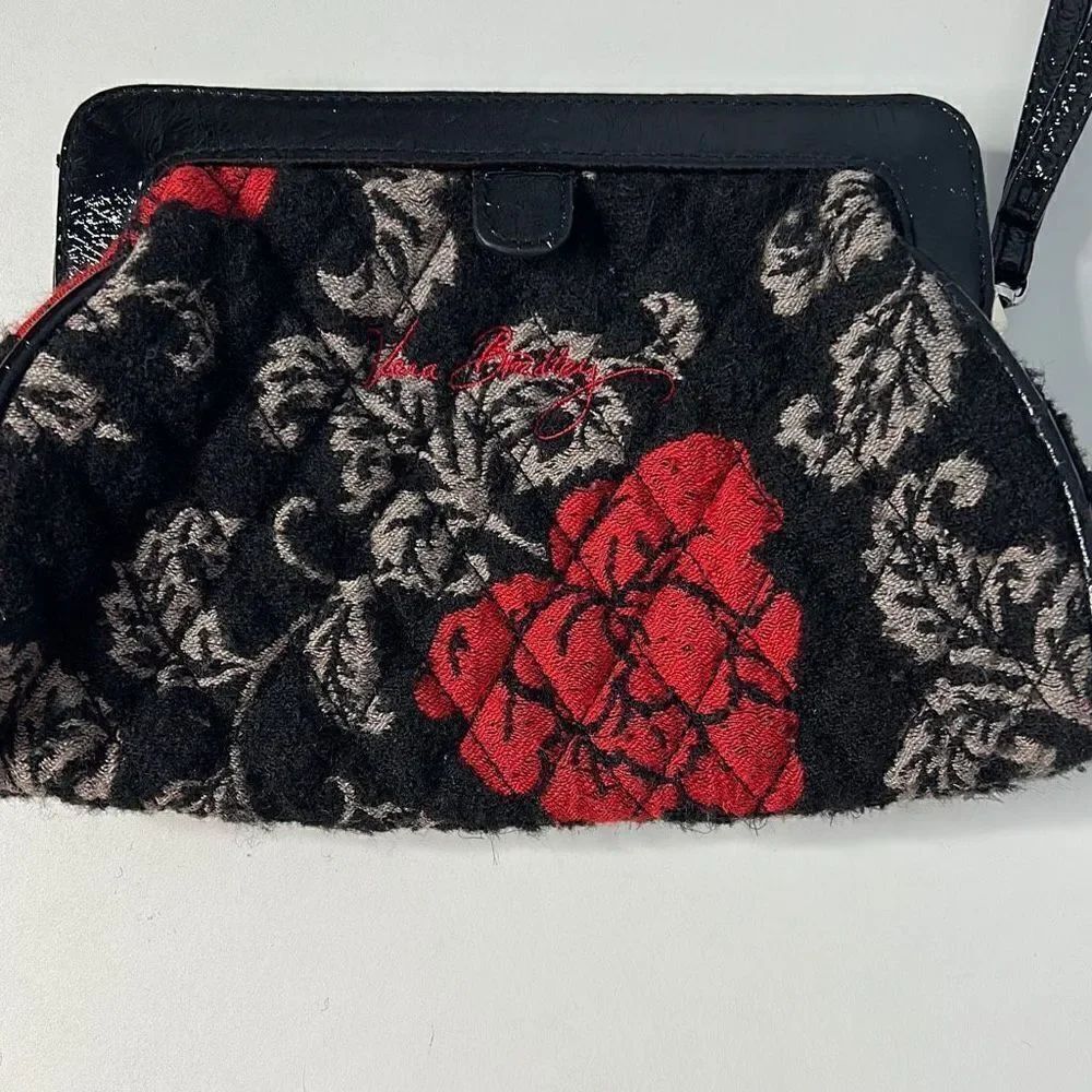 Vera Bradley Floral Quilted Clutch Wristlet Vintage